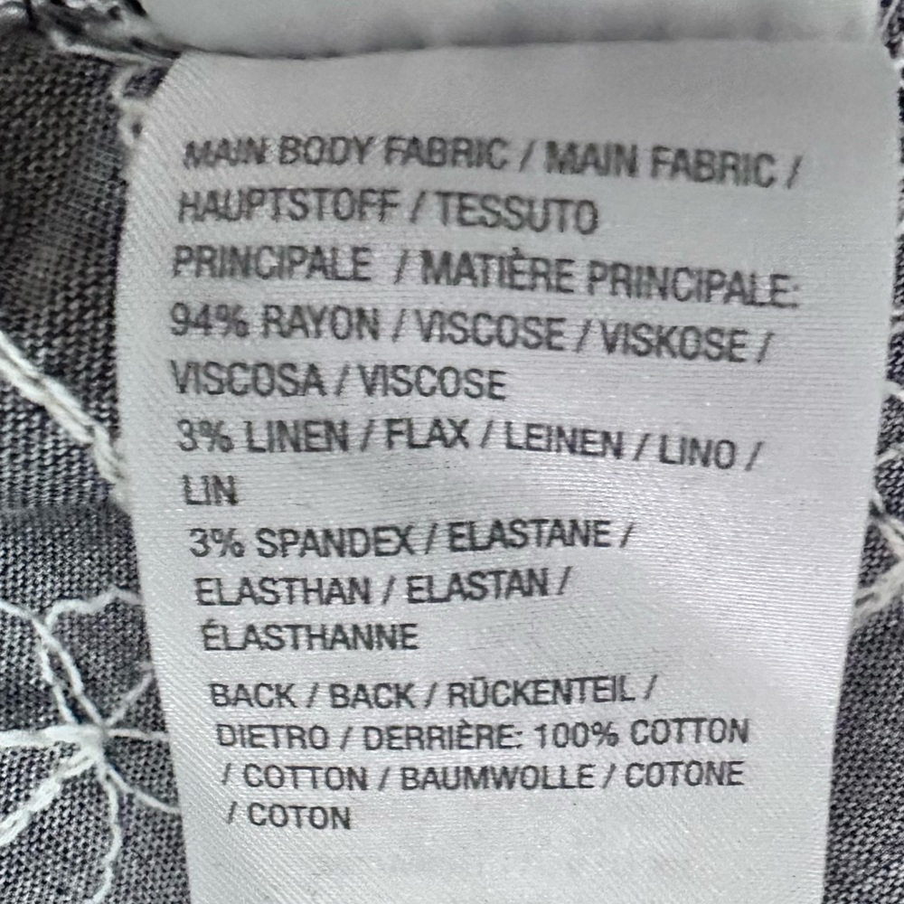LOGO by Lori Goldstein Pink and White Striped Slub Henley
Top with Embroidery 1X - Picture 14 of 16